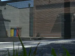 Porta de Enrolar Automática Microperfurada Imagem